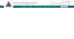Desktop Screenshot of goodsonorthodontics.com
